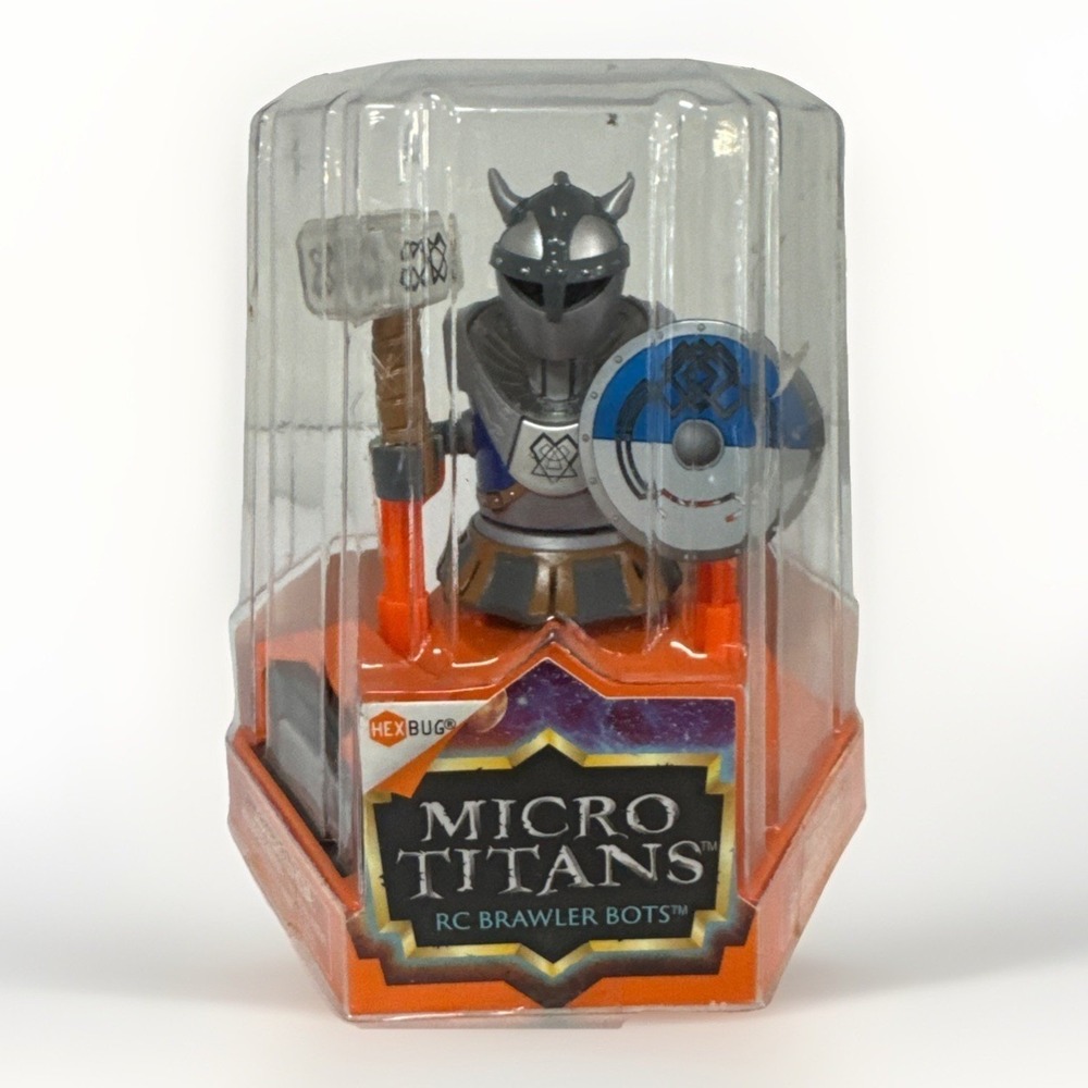 Hexbug Micro Titans Viking RC Brawler Bot Remote Control Robot Light Up Toy